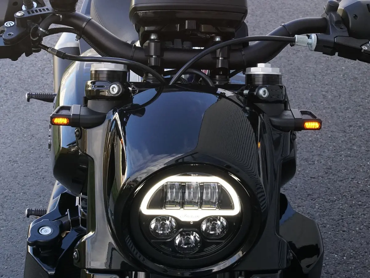 Wunderkind Littleone Billet Led Turn Signals - Front - Indian Ftr 1200 1