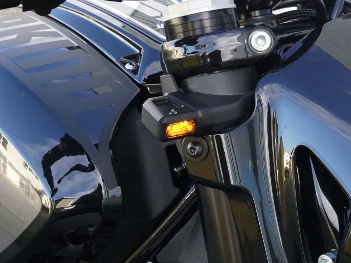 Wunderkind Littleone Billet Led Turn Signals - Front - Indian Ftr 1200 2