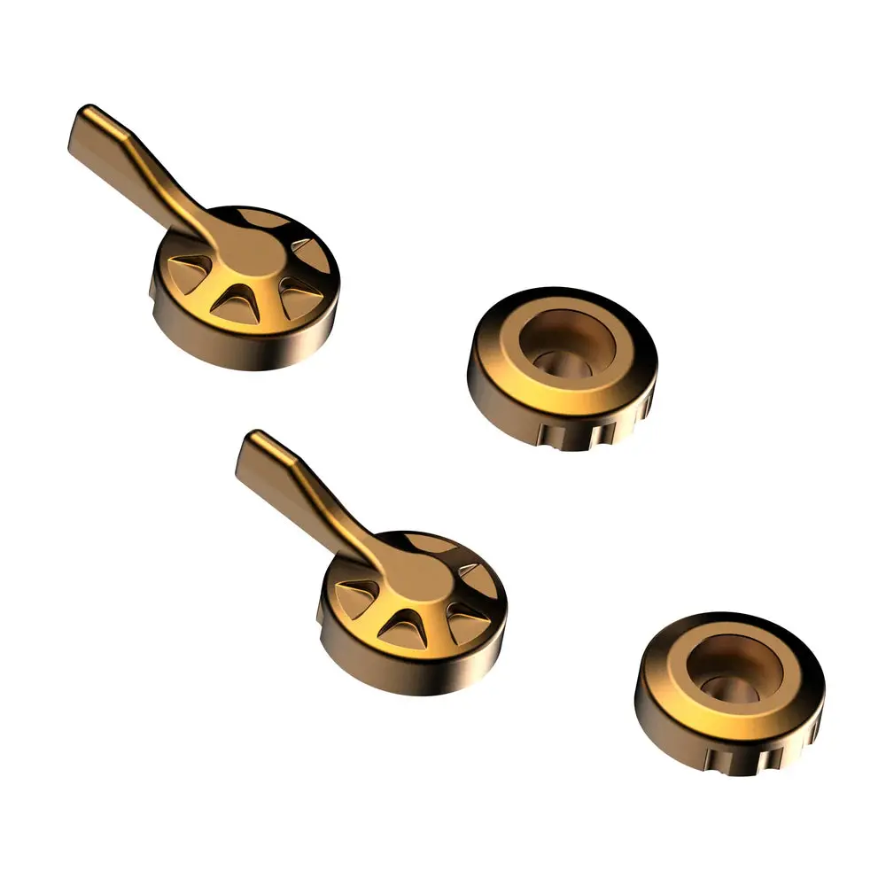 Evotech Performance Brake And Clutch Lever Adjusters Only - Gold 1