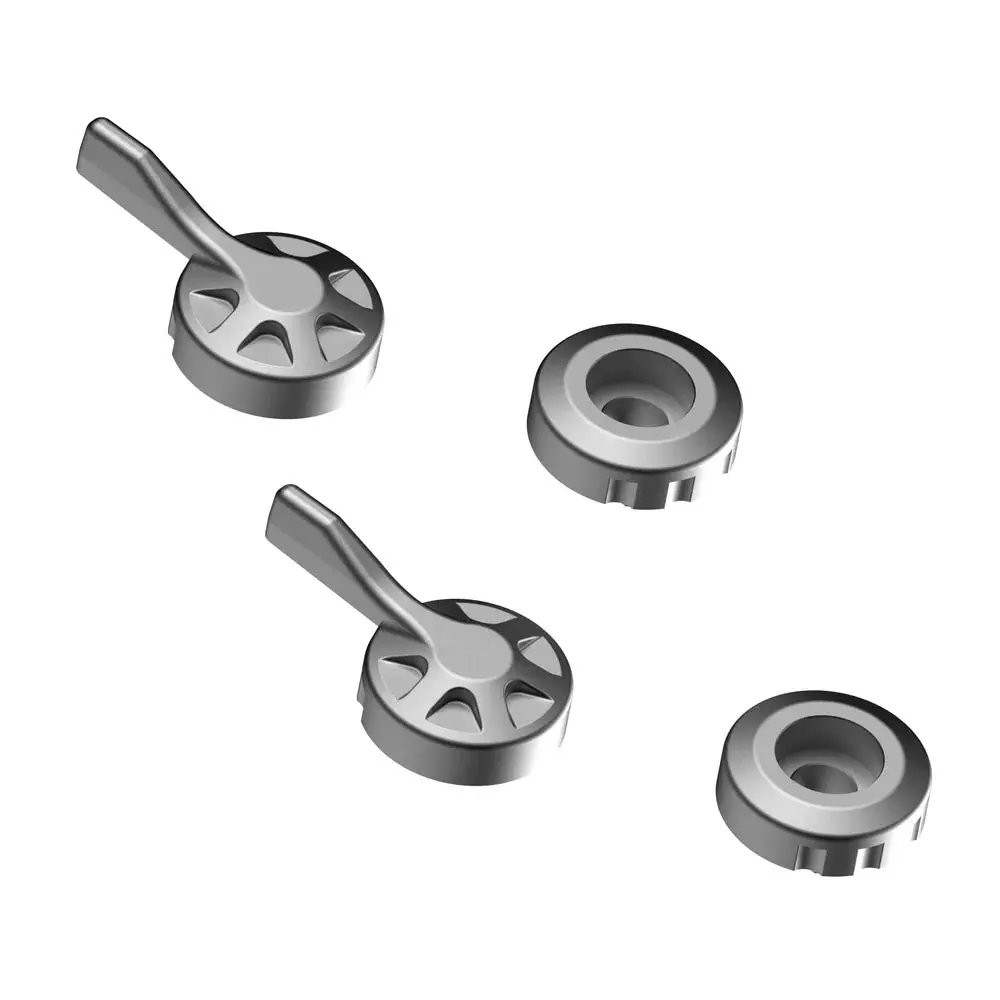 Evotech Performance Brake And Clutch Lever Adjusters Only - Titanium 1