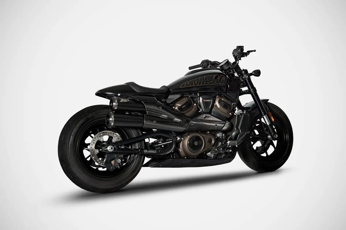 Zard Top Gun Slip On Kit - 2021+ Harley Davidson Sportster S 1