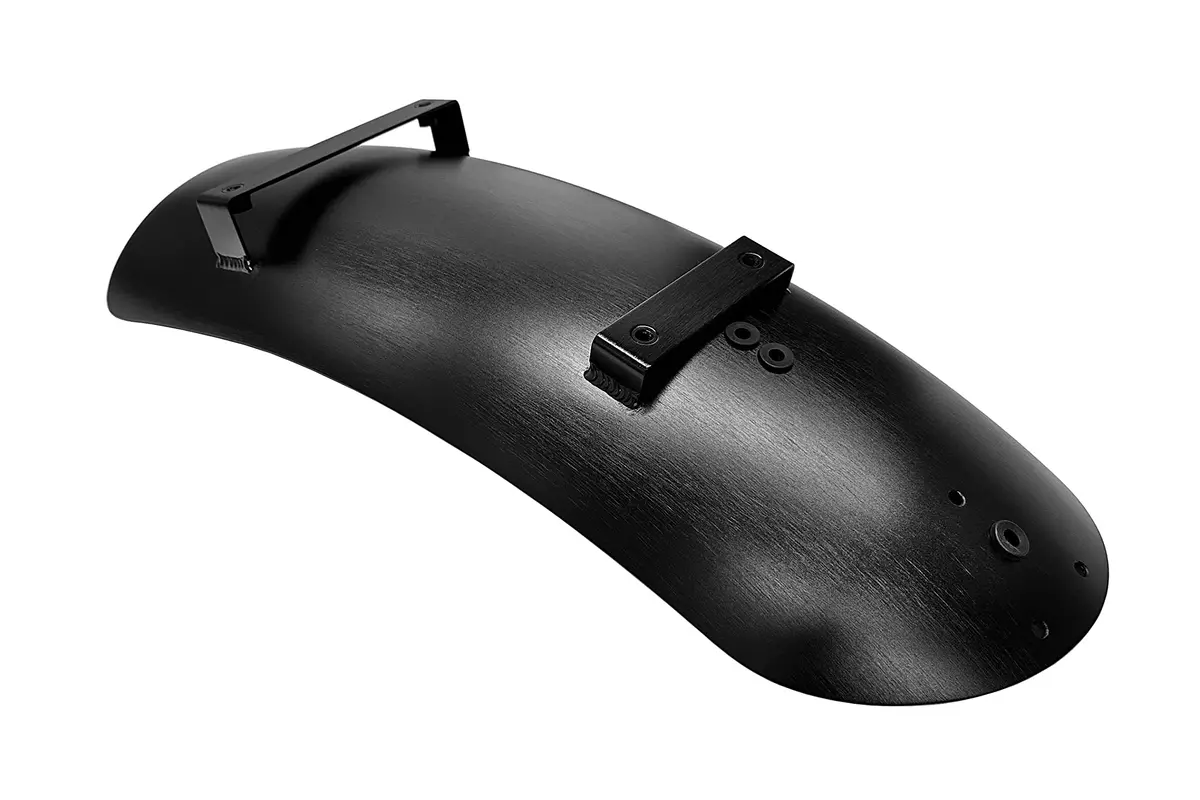 Motone High-Tail Custom Mudguard Predrilled For Fender Mount Light Kits - Black Anodised - Lc 1