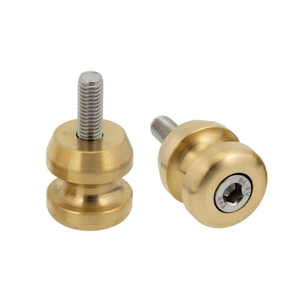 Motone Shock Mount Luggage Spools - Brass 1