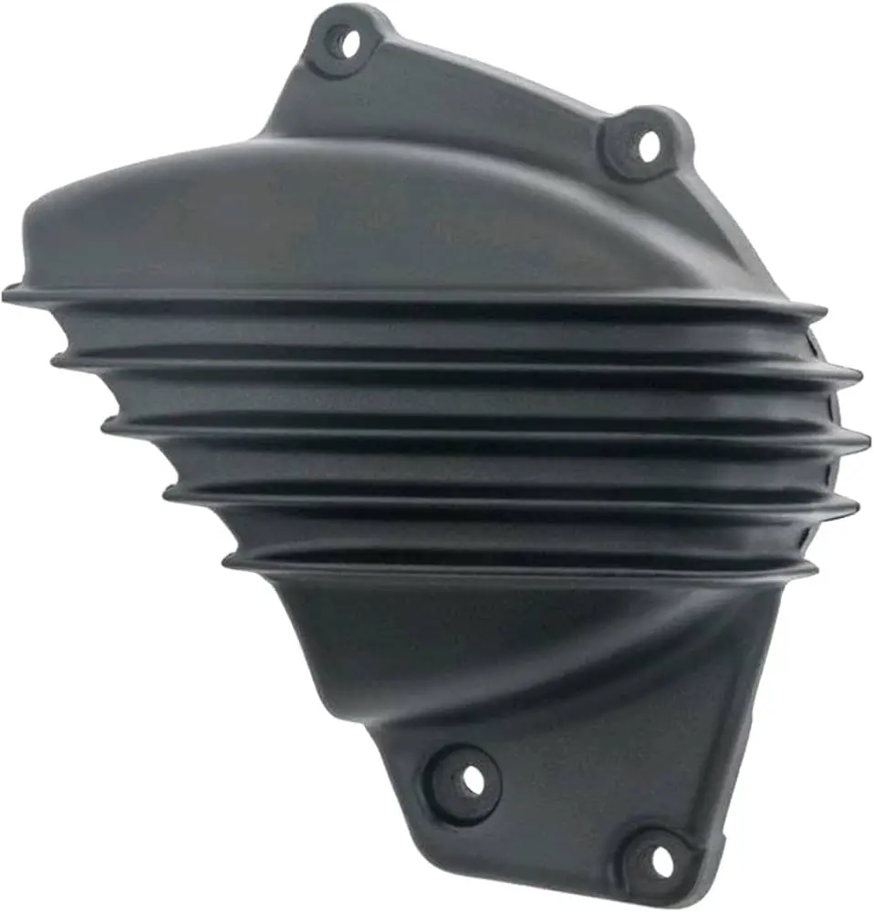 Motone Streamliner Sprocket Cover - Wrinkle Black 1