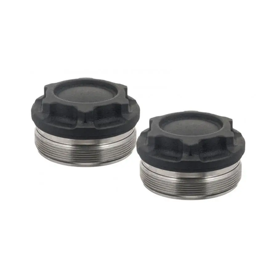 Motone The Capos Fork Tube Caps - 2018+ Triumph Bobber Black And 2022+ Speedmaster - 47Mm 1