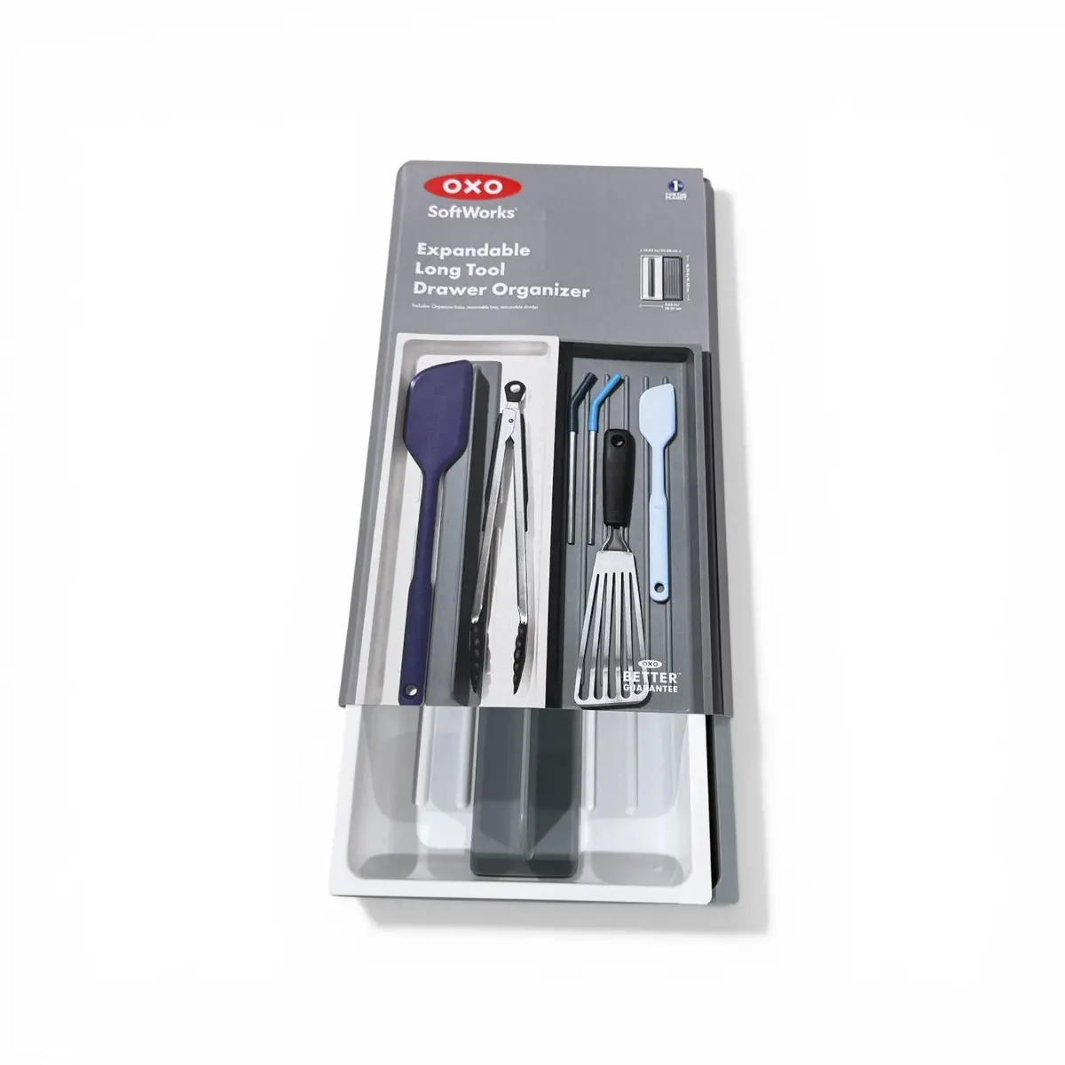 Oxo Expandable Long Tool Drawer Organizer 1