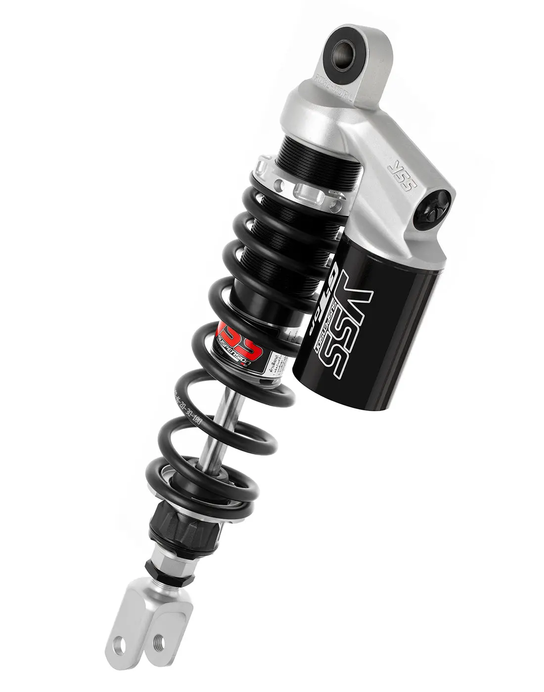 Yss G362-Trcl Reservoir Twin Shocks - Silver - Royal Enfield Interceptor 650 And Continental Gt 2