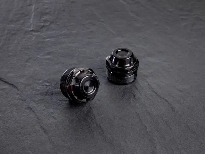 Wunderkind Front Fork Tube Caps - Indian Scout Bobber 1