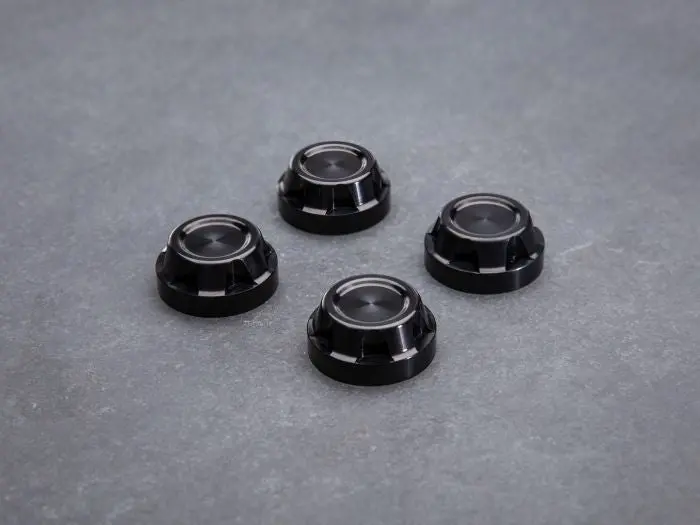 Wunderkind Shock Mount Bolt Caps / Finishers - Indian Scout Bobber 1