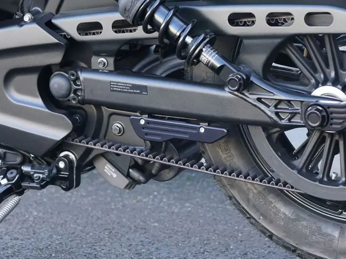 Wunderkind Lower Belt Guard Cover - Indian Scout Bobber 1