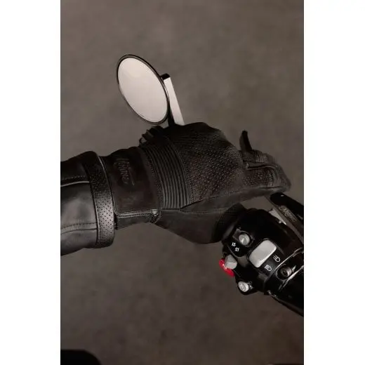 Motone Wraith - Motorcycle Riding Gloves - Nubuck Leather - Black 5