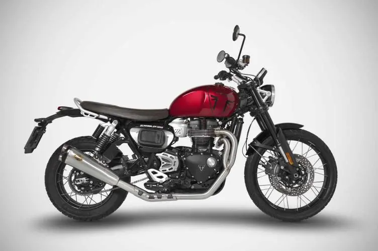 Zard 2:1 Low Mount Full Exhaust System - 2024+ Triumph Scrambler 1200 Xe / X 1