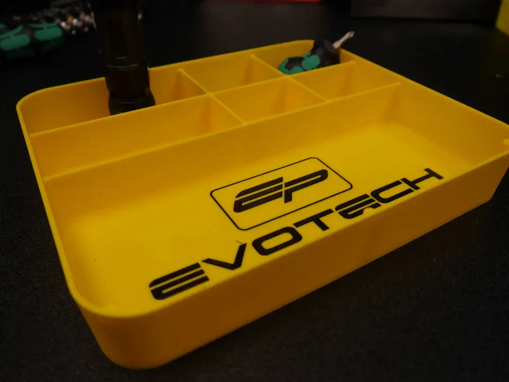 Evotech Parts Tray / Organizer - Yellow 2