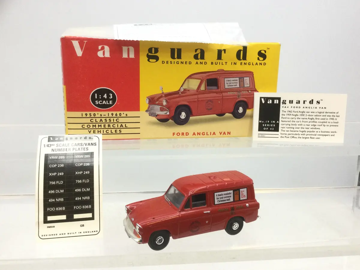 Vanguards Va4000 1:43 Scale Ford Anglia Van Royal Mail 1