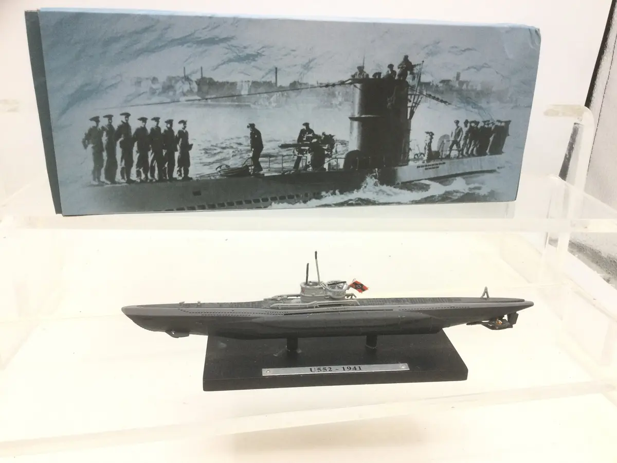 Atlas Editions 1:350 Scale Diecast Kriegsmarine U-Boat/Submarine U552 1941 1