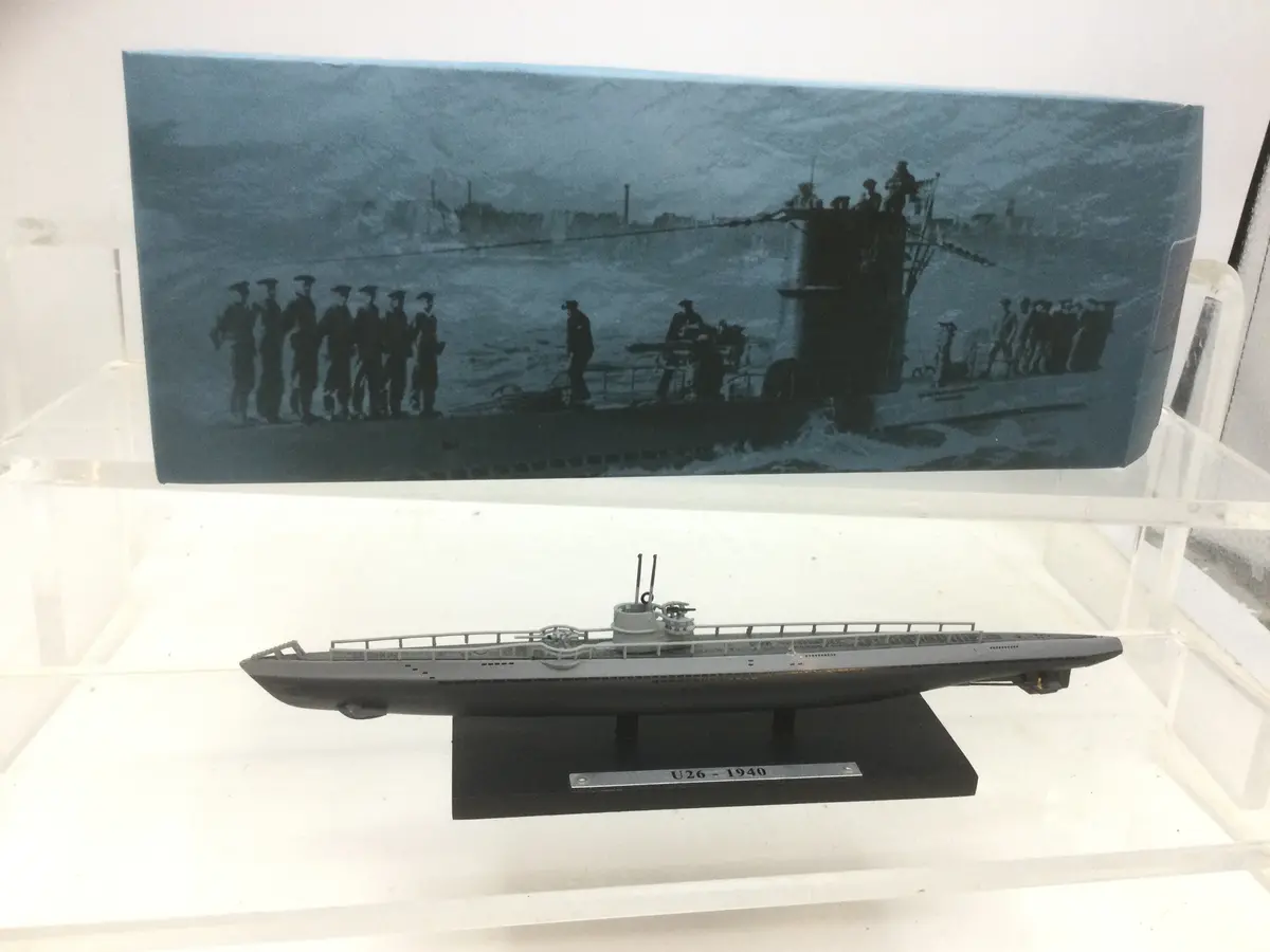 Atlas Editions 1:350 Scale Diecast Kriegsmarine U-Boat/Submarine U26 1940 1