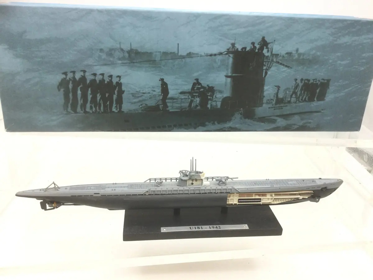 Atlas Editions 1:350 Scale Diecast Kriegsmarine U-Boat/Submarine U181 1942 1