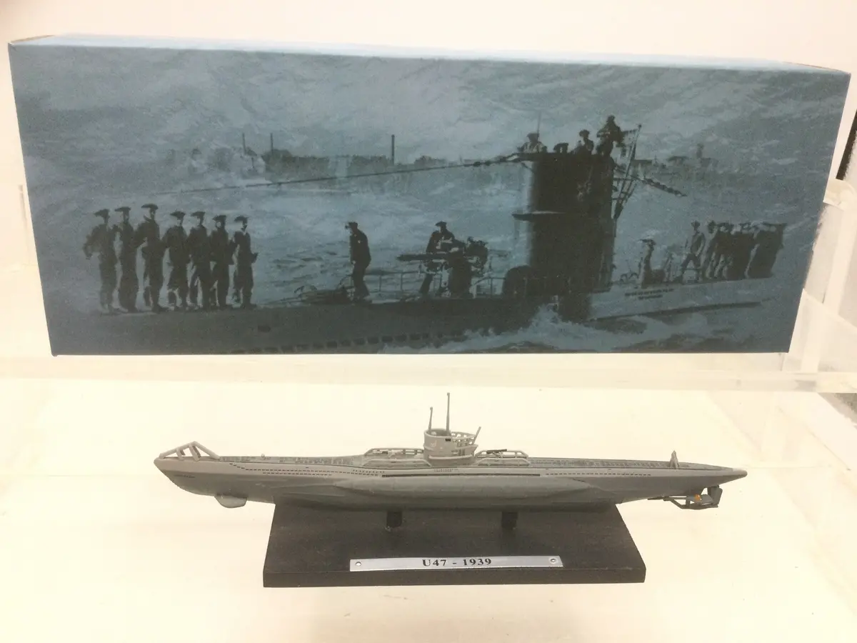 Atlas Editions 1:350 Scale Diecast Kriegsmarine U-Boat/Submarine U47 1939 1