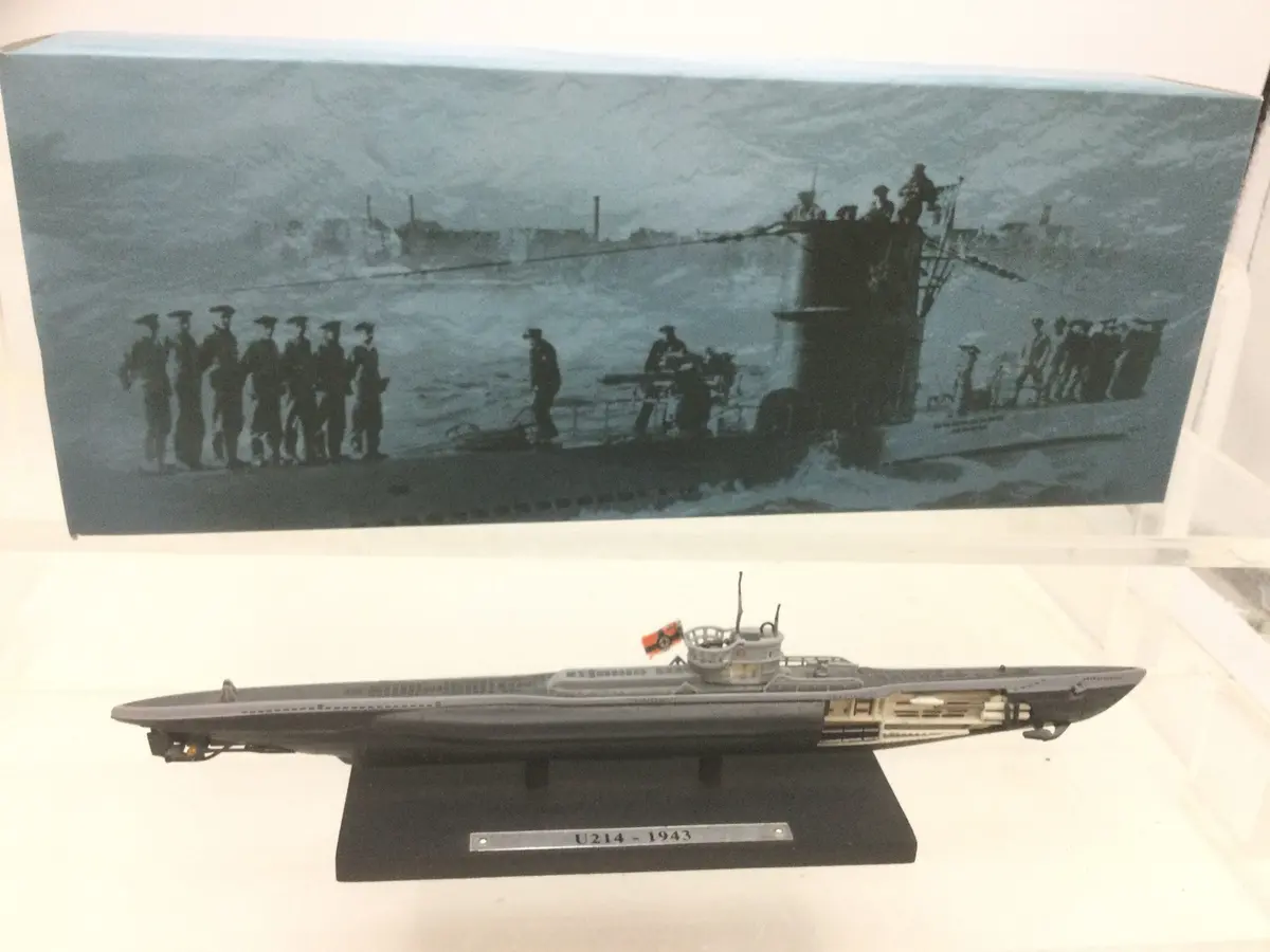 Atlas Editions 1:350 Scale Diecast Kriegsmarine U-Boat/Submarine U214 1943 1