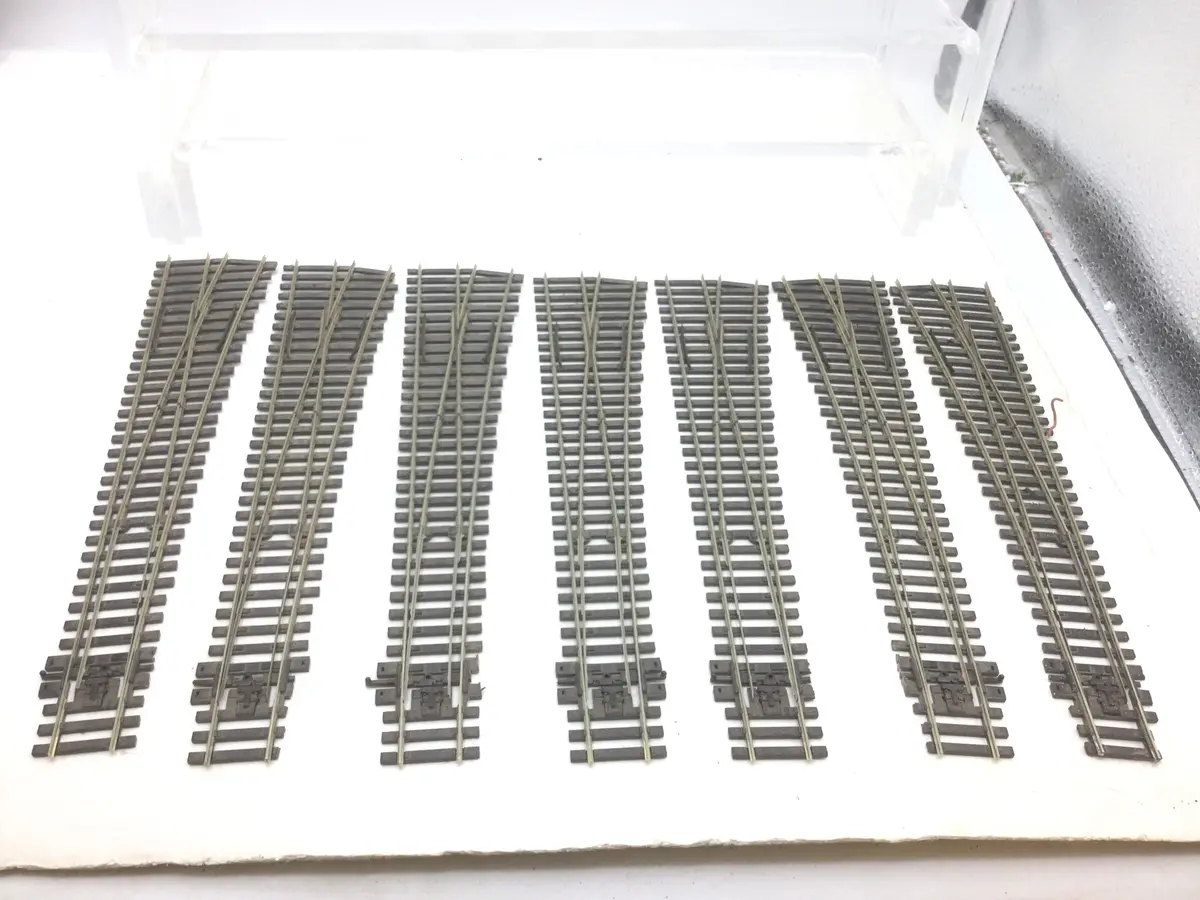 Peco Sle188/Sle189 Oo Gauge Finescale Code 75 Electrofrog Large Radius Point X7 1