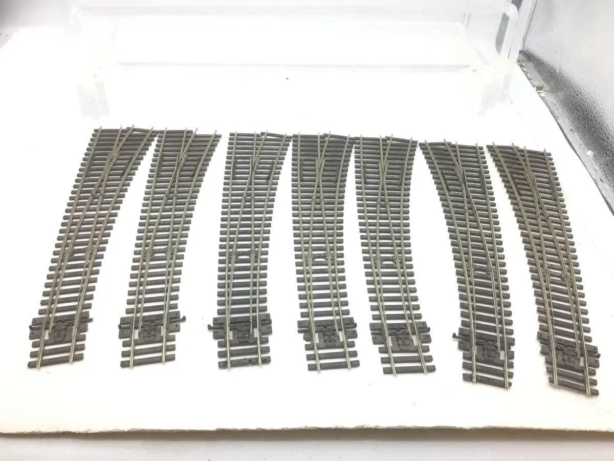 Peco Sle186/Sle187 Oo Gauge Finescale Code 75 Electrofrog Large Radius Curved Point X7 1