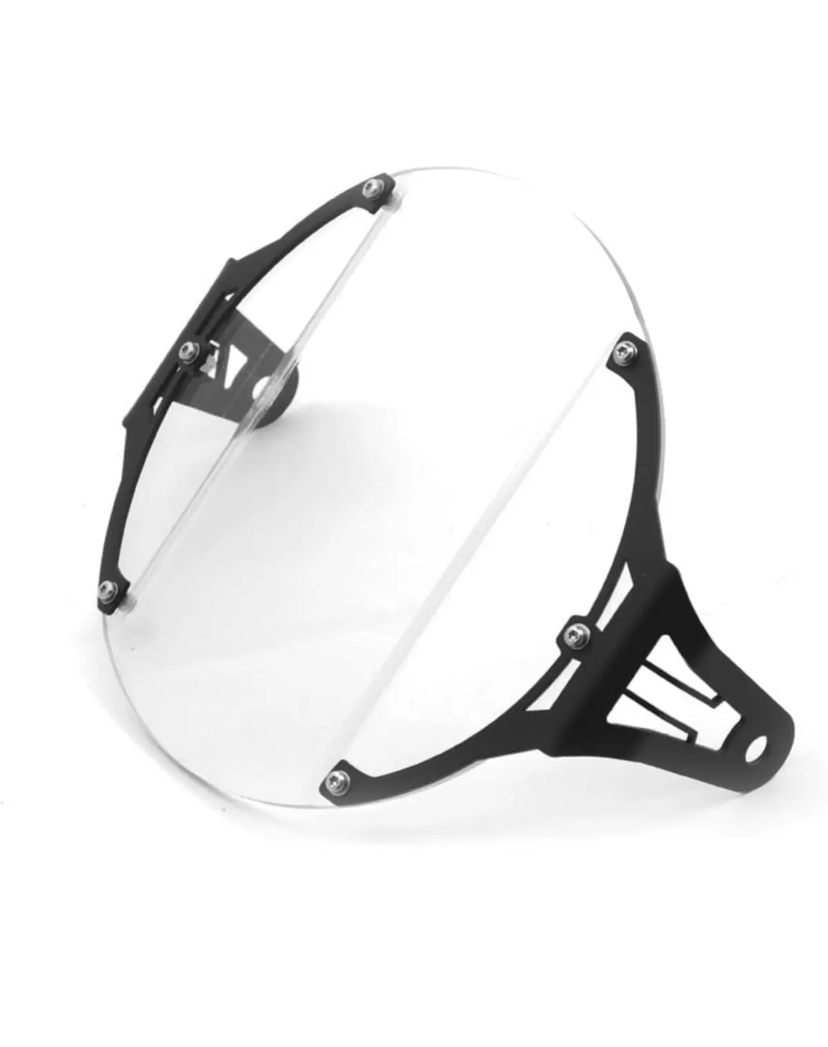 Altrider Clear Headlight Guard - Black - Triumph Bonneville, Thruxton 1