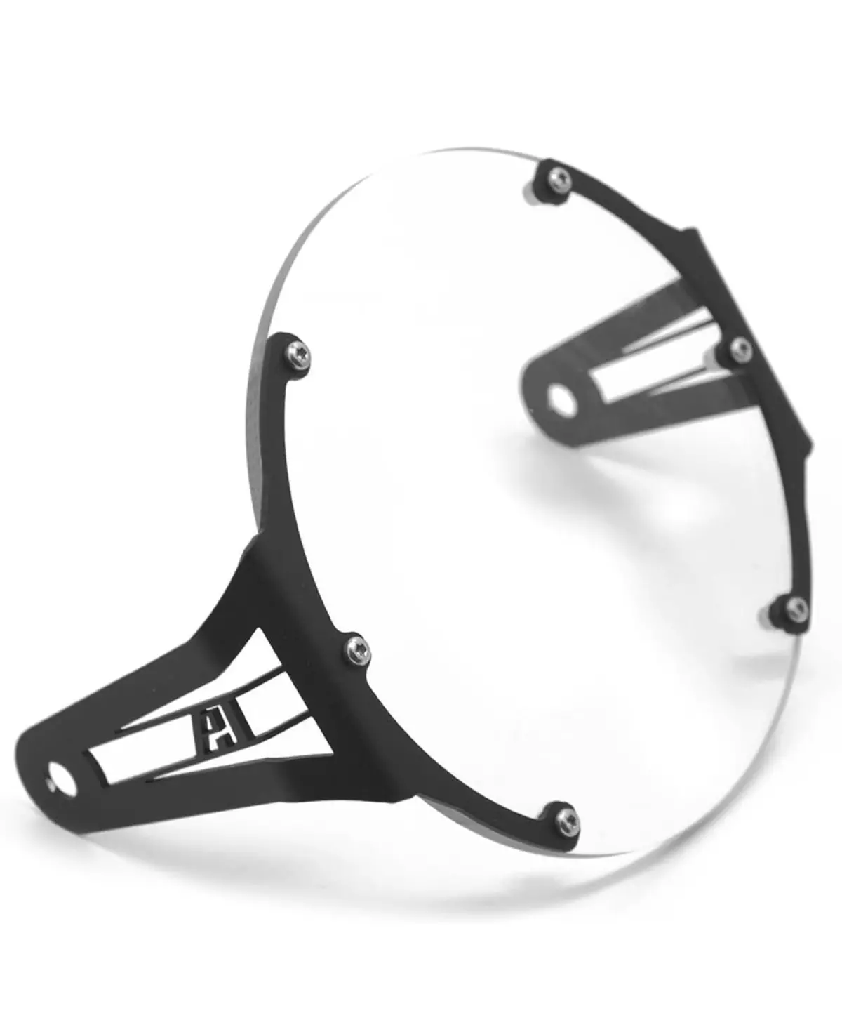 Altrider Clear Headlight Guard - Black - 2006-2016 Triumph Scrambler 1