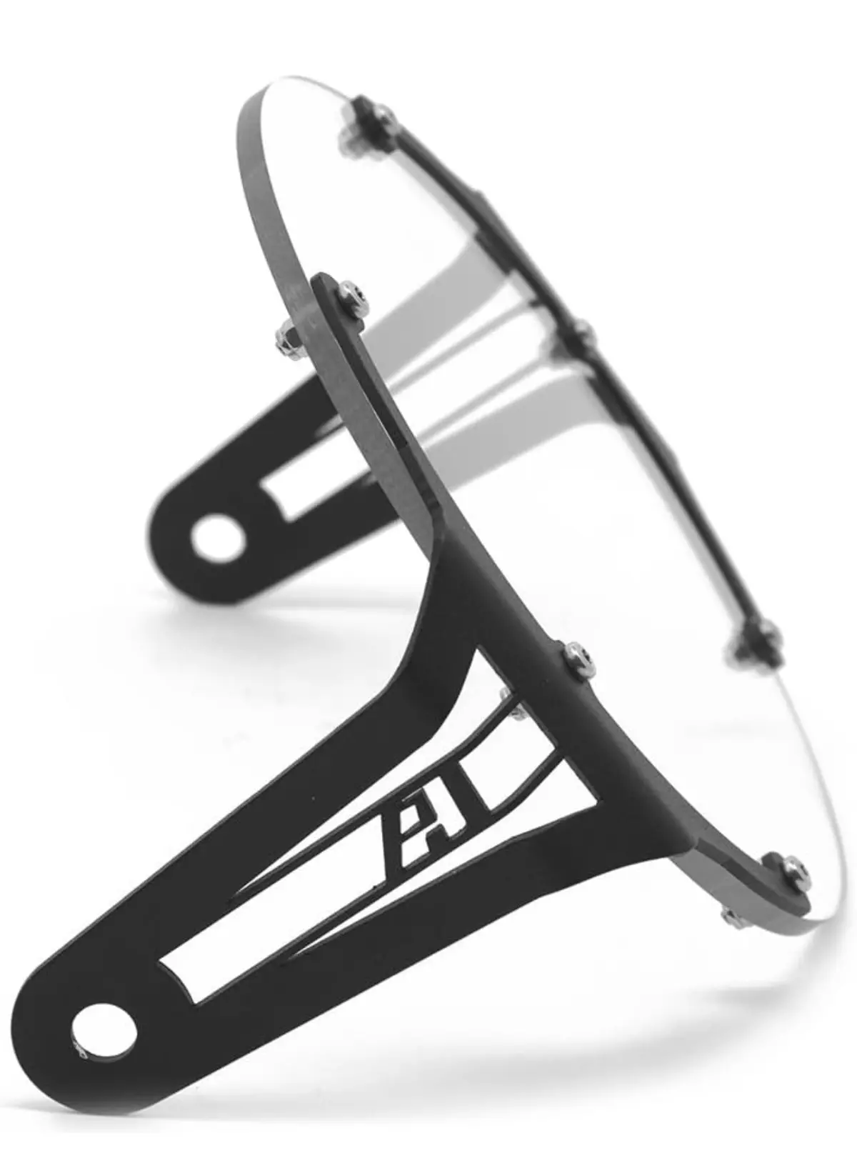Altrider Clear Headlight Guard - Black - 2006-2016 Triumph Scrambler 2