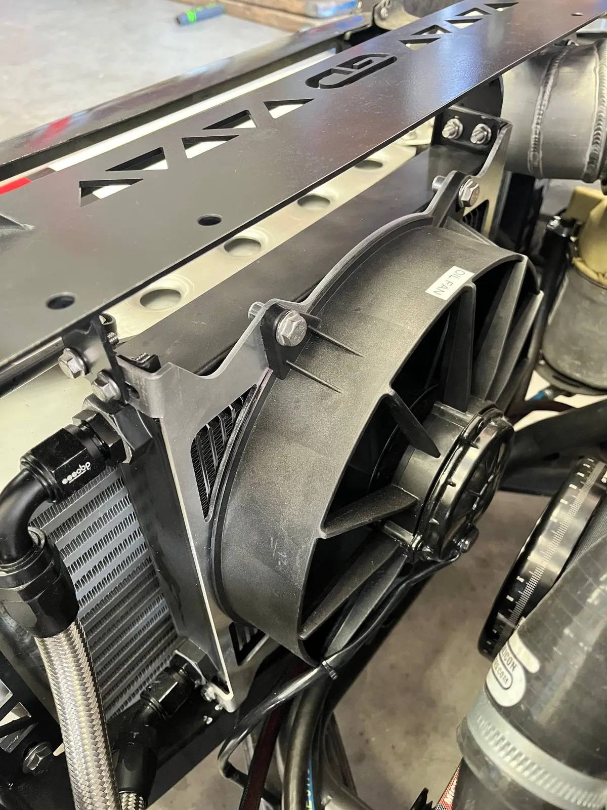 Oil Cooler (40 Row With Race Fan) 1