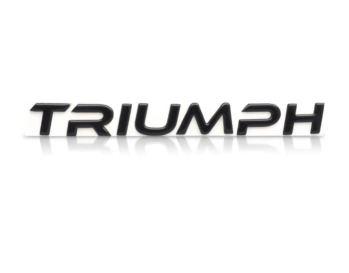 Classicbike Raisch Triumph Tank Emblem - Black 1
