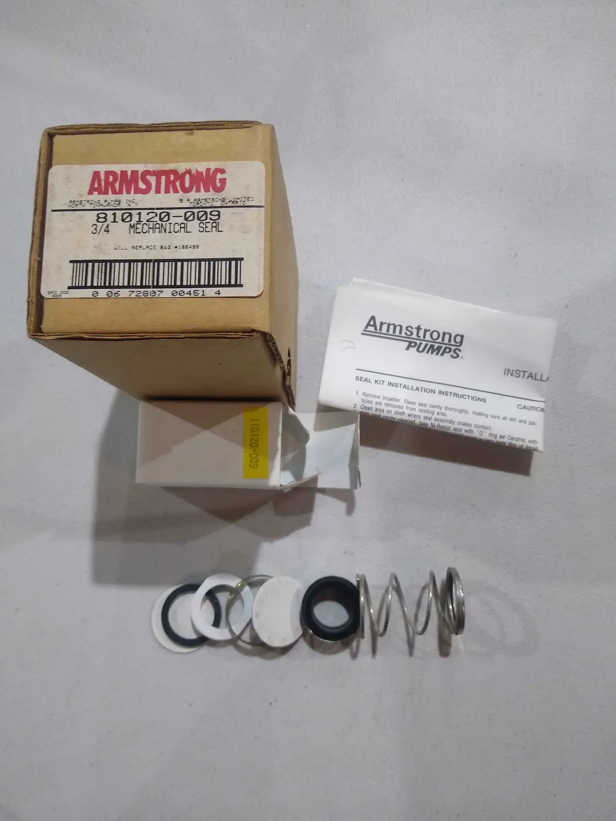 810120-009 Armstrong Seal .75In Mech. Bg186499 1