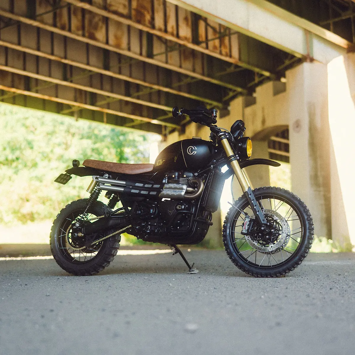 Total Triumph Slash Cut / Guy Martin Slip On Silencers - Triumph Scrambler 1200 Xe / X - 2024+ 2