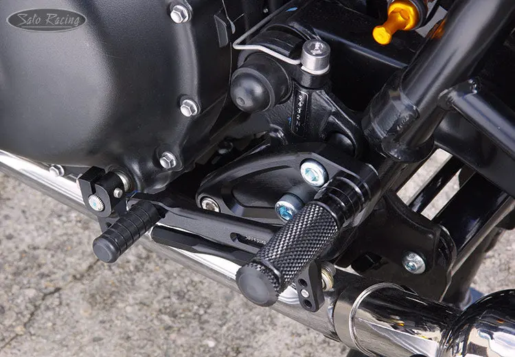 Sato Racing Rearsets - Air Cooled Bonneville 1