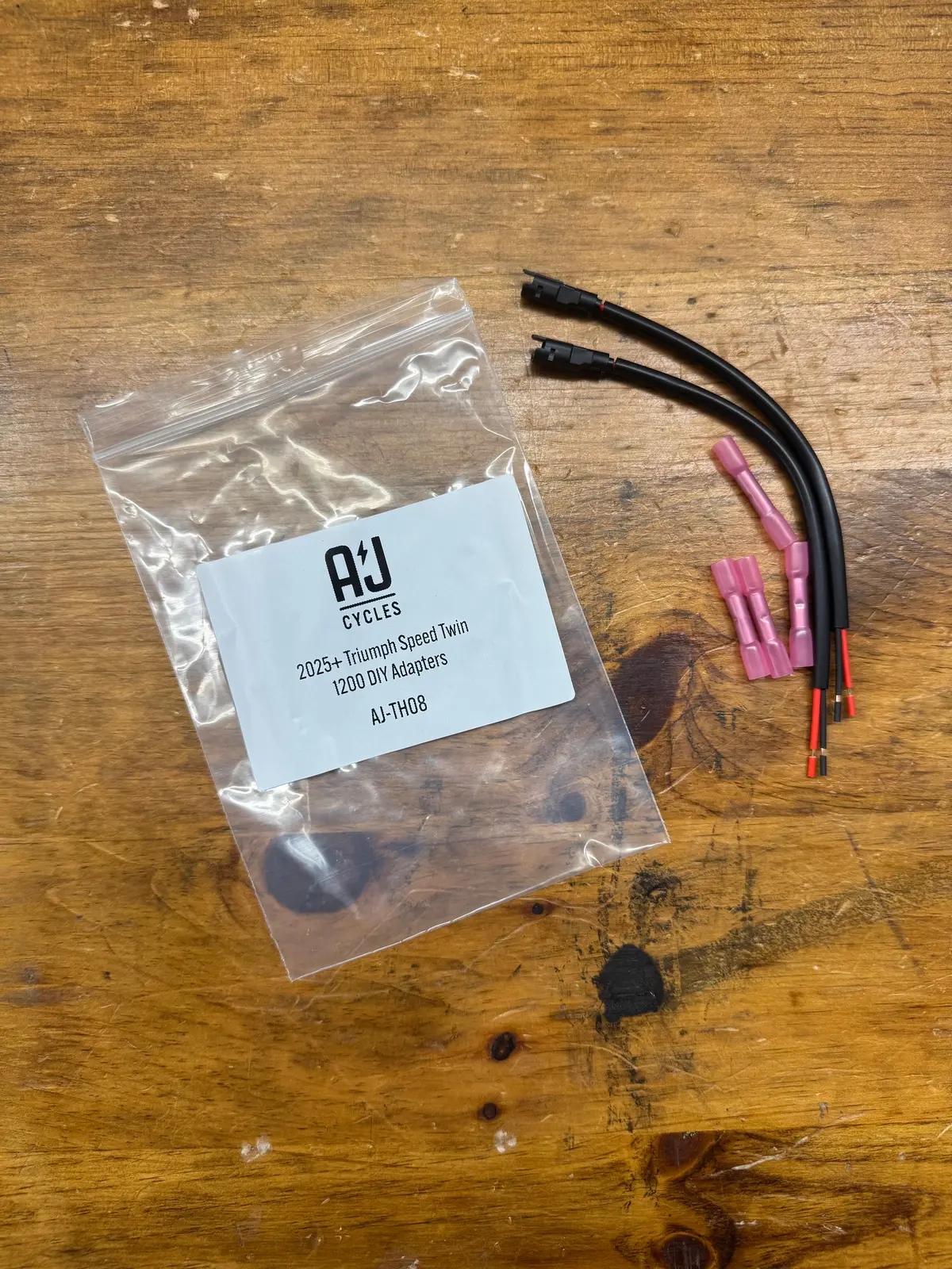 A&J Cycles Turn Signal Wire Harness Kit (Diy) - 2025+ Triumph Speed Twin 1200 / Rs 1