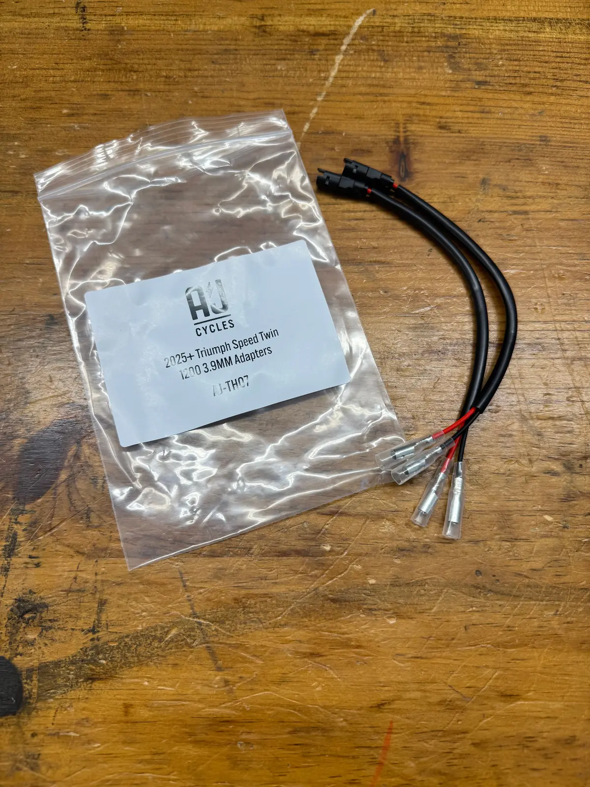Plug And Play Turn Signal Harnesses - 3.9Mm Bullet Connectors - 2025+ Triumph Speed Twin 1200 / Rs 1