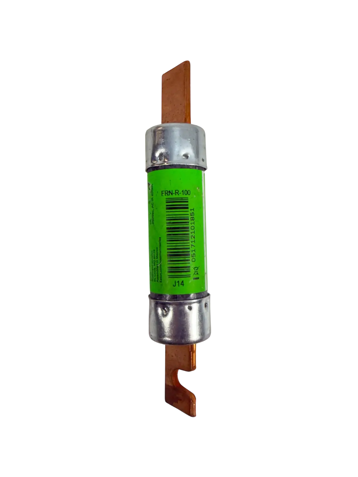 Cooper Bussmann Fusetron Time Delay Cartridge Fuse  100 Amps  5 Per Pack 1