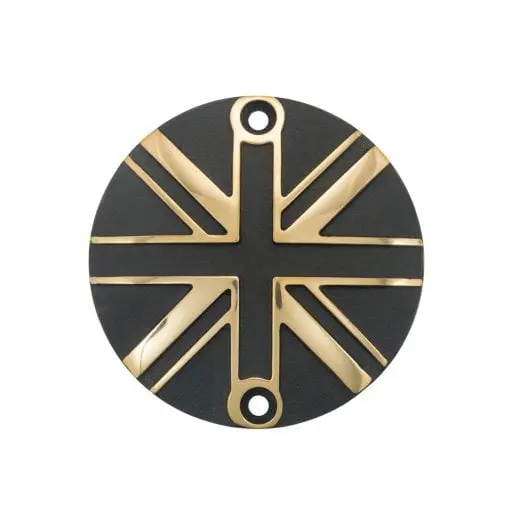 Motone Union Jack Acg Cover - Brass And Black 1