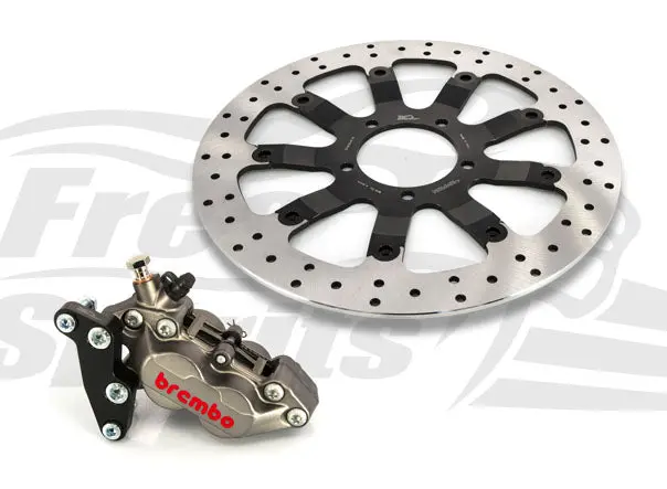 Free Spirts Brembo Front Brake Upgrade With 340Mm Floating Rotor - Triumph Bobber, T100 And Street Scrambler 2
