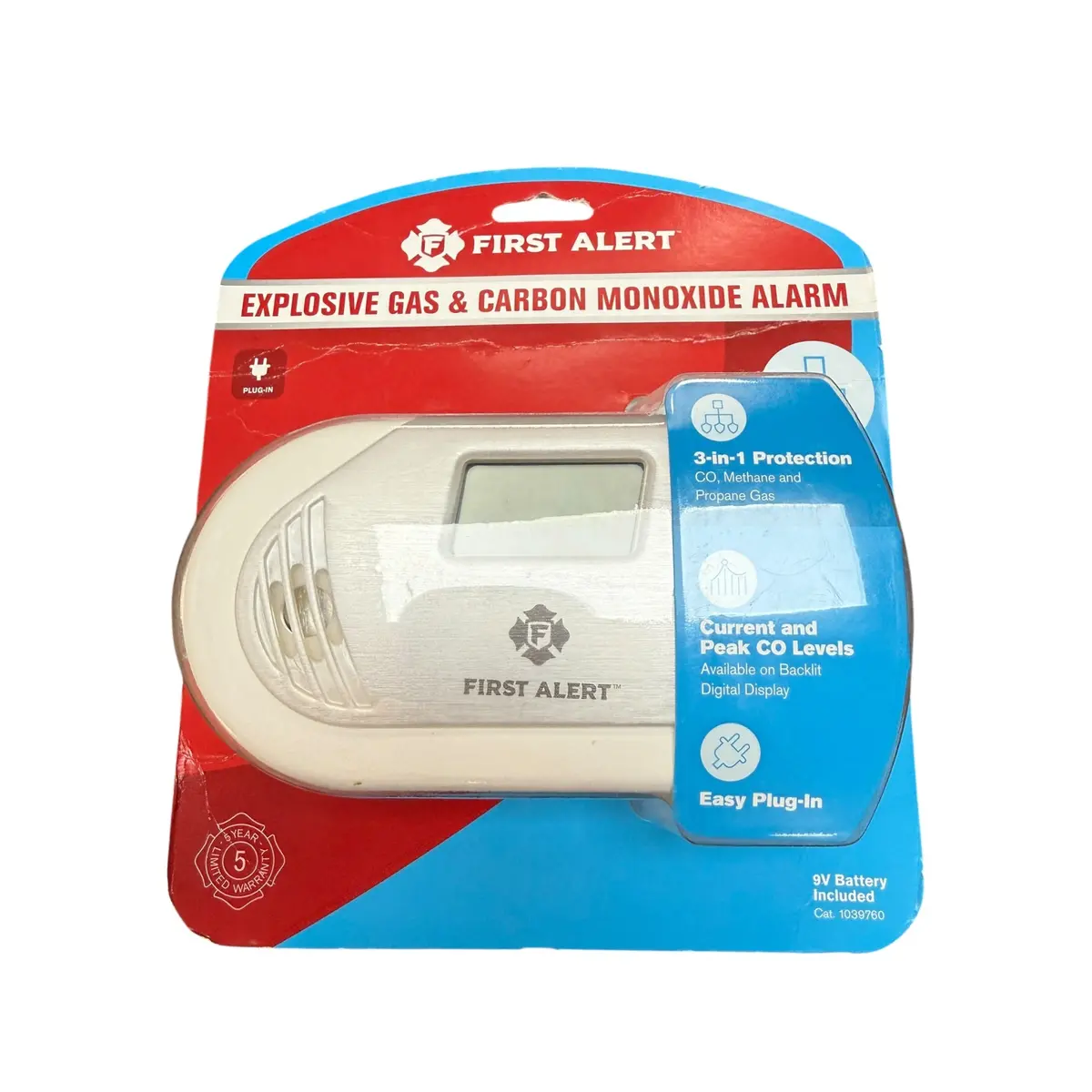First Alert Brk 1039760 Explosive Gas/Co Alarm - Quantity 1 1