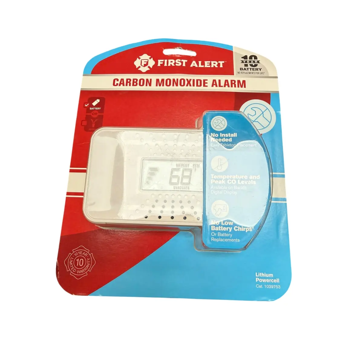 First Alert  Jarden First Alert Jarden Digital 10Yr Co Alarm 1