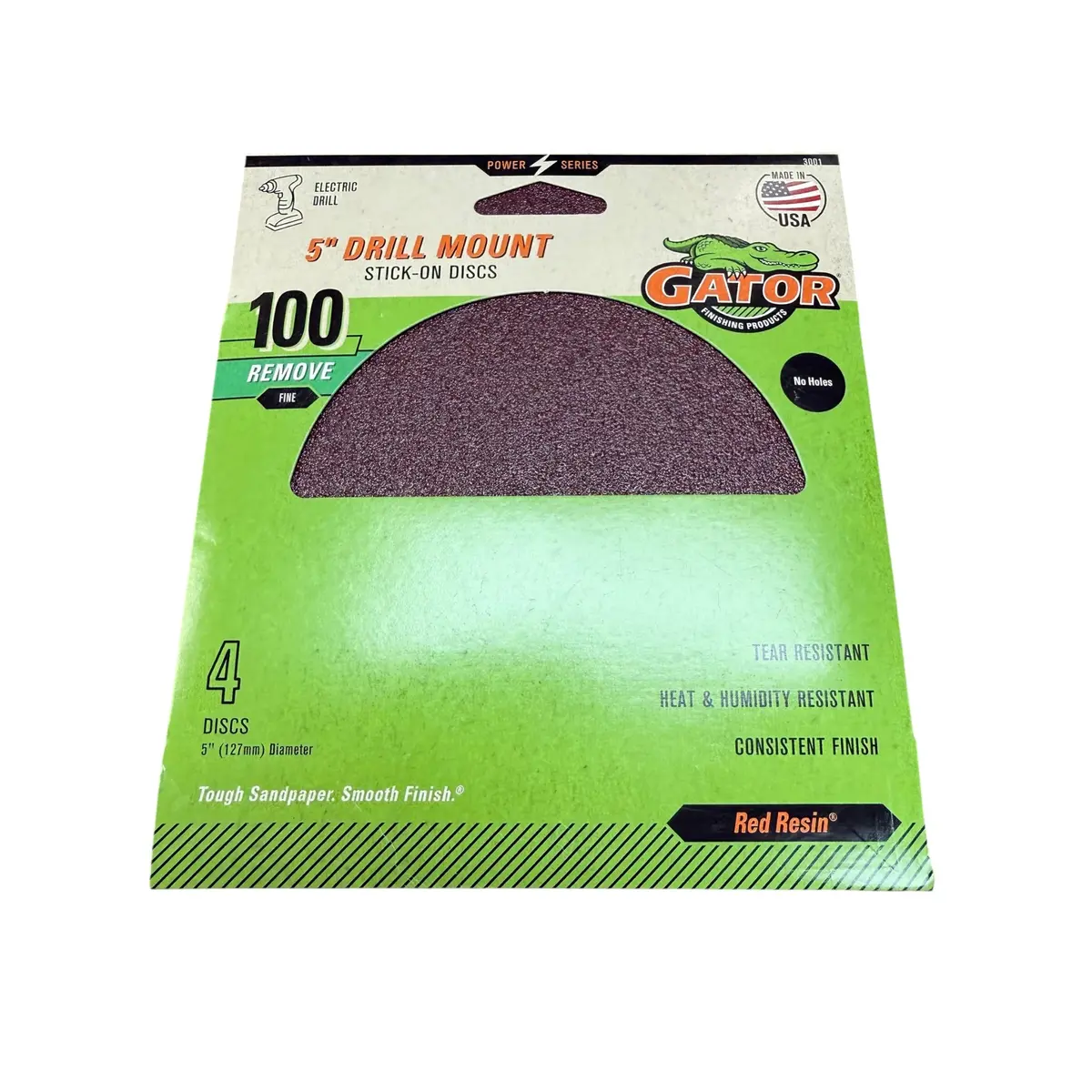 Ali Industries 3001 5", 100 Grit, Sanding Discs 1