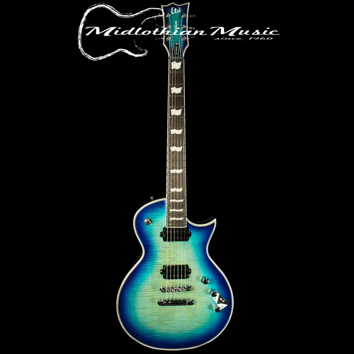 Esp Ltd Ec-1000T Ctm Electric Guitar - Violet Shadow Gloss Finish - Discounted! 1