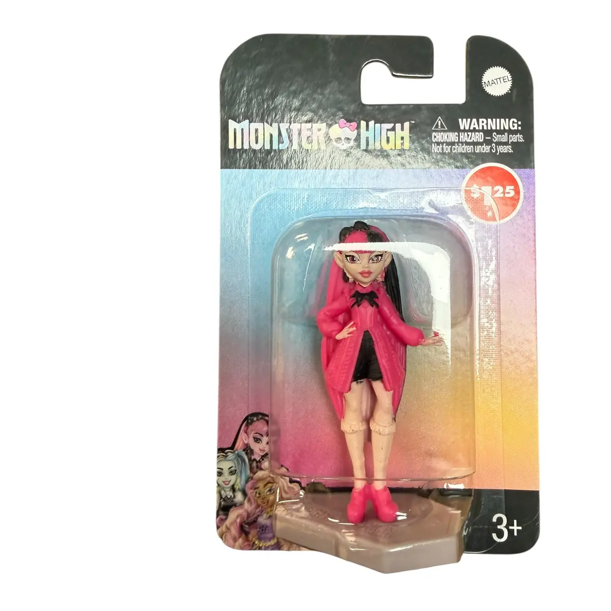 Monster High Mini Figure Pink Jacket 1