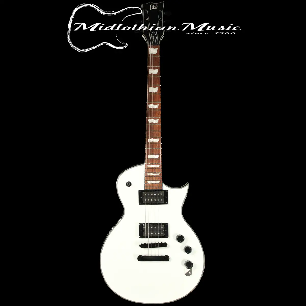 Esp Ltd Eclipse Ec-256 Electric Guitar - Snow White Gloss Finish - Discounted! 1