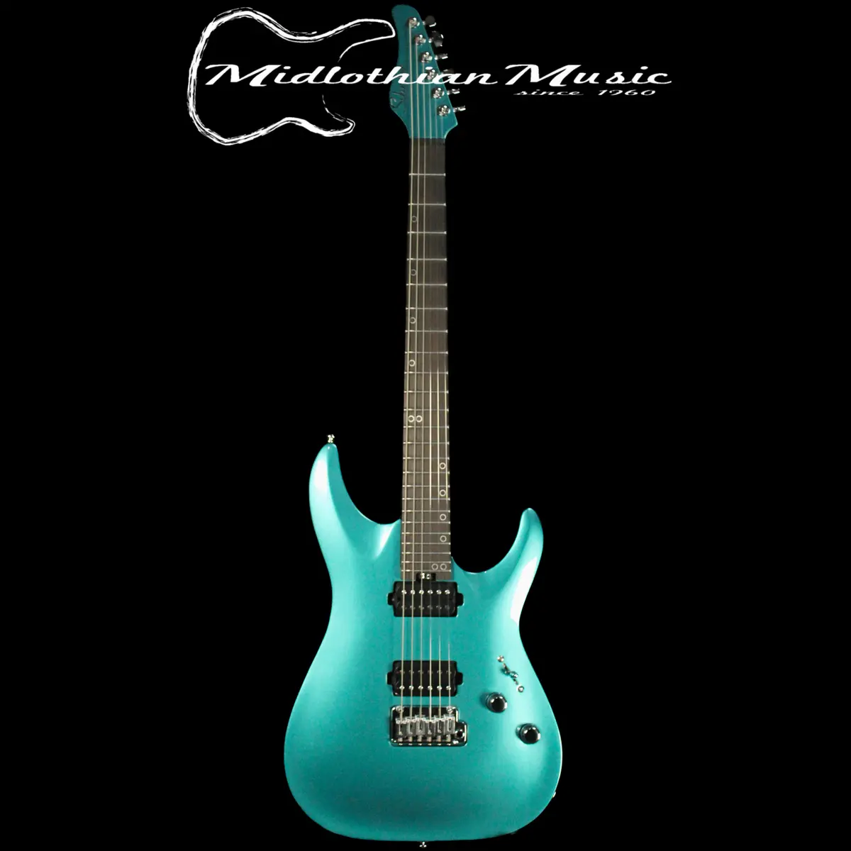 Schecter Aaron Marshall Am-6 Electric Guitar - Arctic Jade Gloss Finish 1