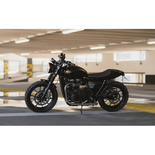 Motone Street Tracker Seat - 2016+ Triumph Street Twin, T100, T120, Street Cup, Street Scrambler, Speed Twin 900 2