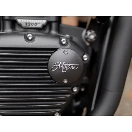 Motone Points Acg Cover/Badge - Logo - Black / Polished Logo 2