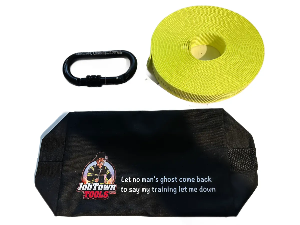 Firefighter Rescue Webbing & Carabiner Kit 1