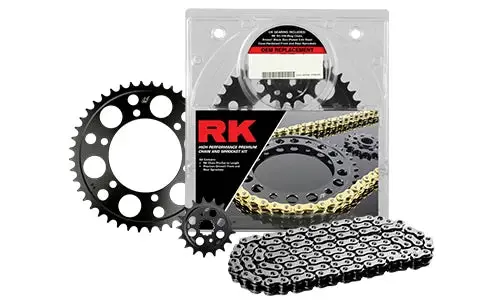 Rk Chain Oem Chain And Sprocket Kit - Natural Chain - 2001-2015 Bonneville, Thruxton, Scrambler 1