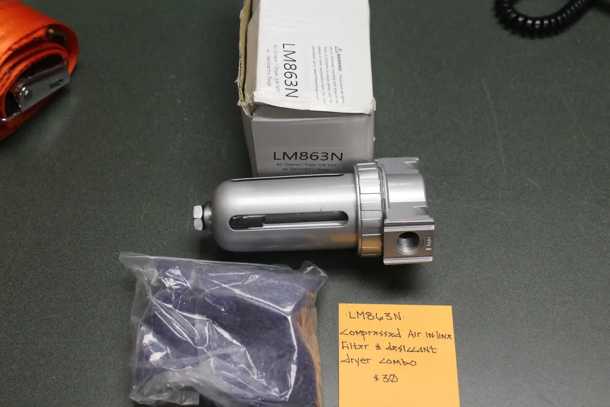 Compressed Air Intake Filter + Dryer Combo Lm863n 1